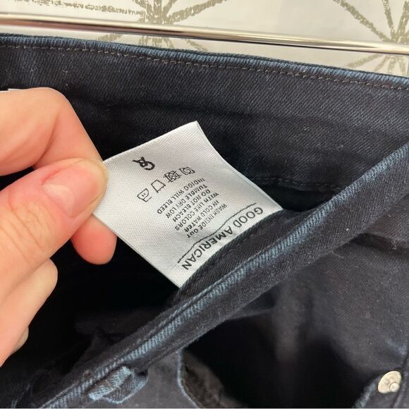 Good American Good Waist Dark Blue Skinny Jean - Picture 2 of 7